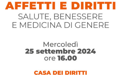 Affetti e Diritti: “Salute, Benessere e Medicina di genere” – Milano Welfare